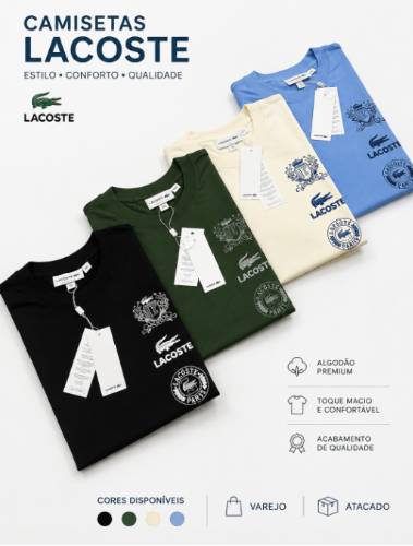 Camiseta LACOSTE Estampada