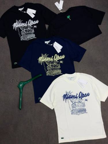 Camiseta Lacoste Estampada